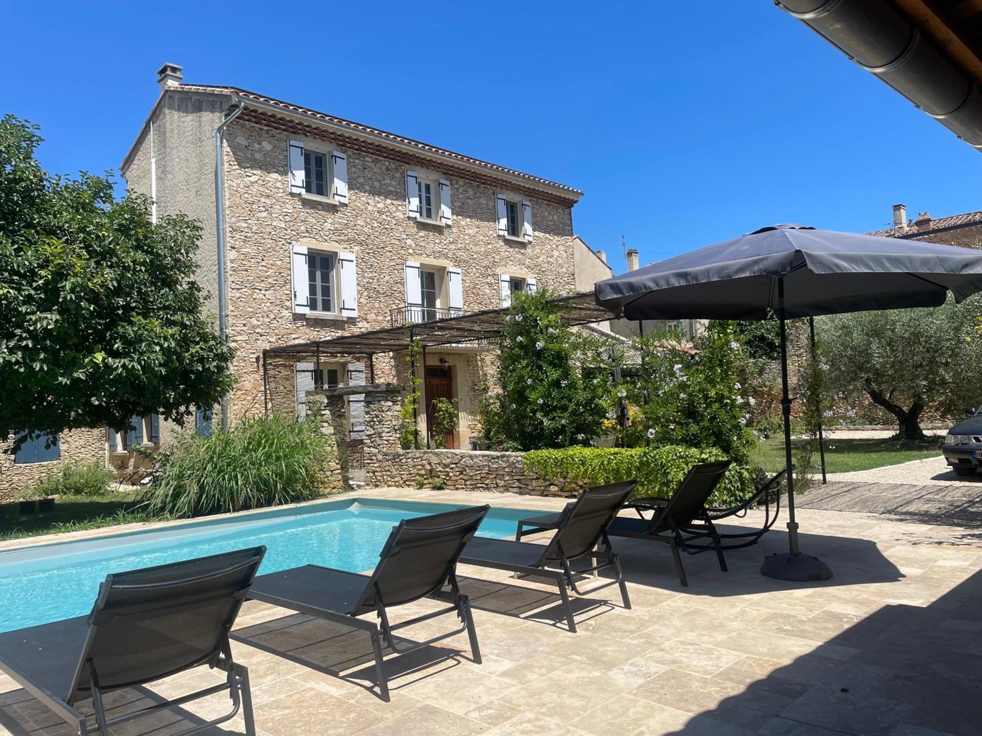 Provenzalisches Landhaus Les Martinets Am Fusse Des Mont Ventoux Villes-sur-Auzon Zewnętrze zdjęcie