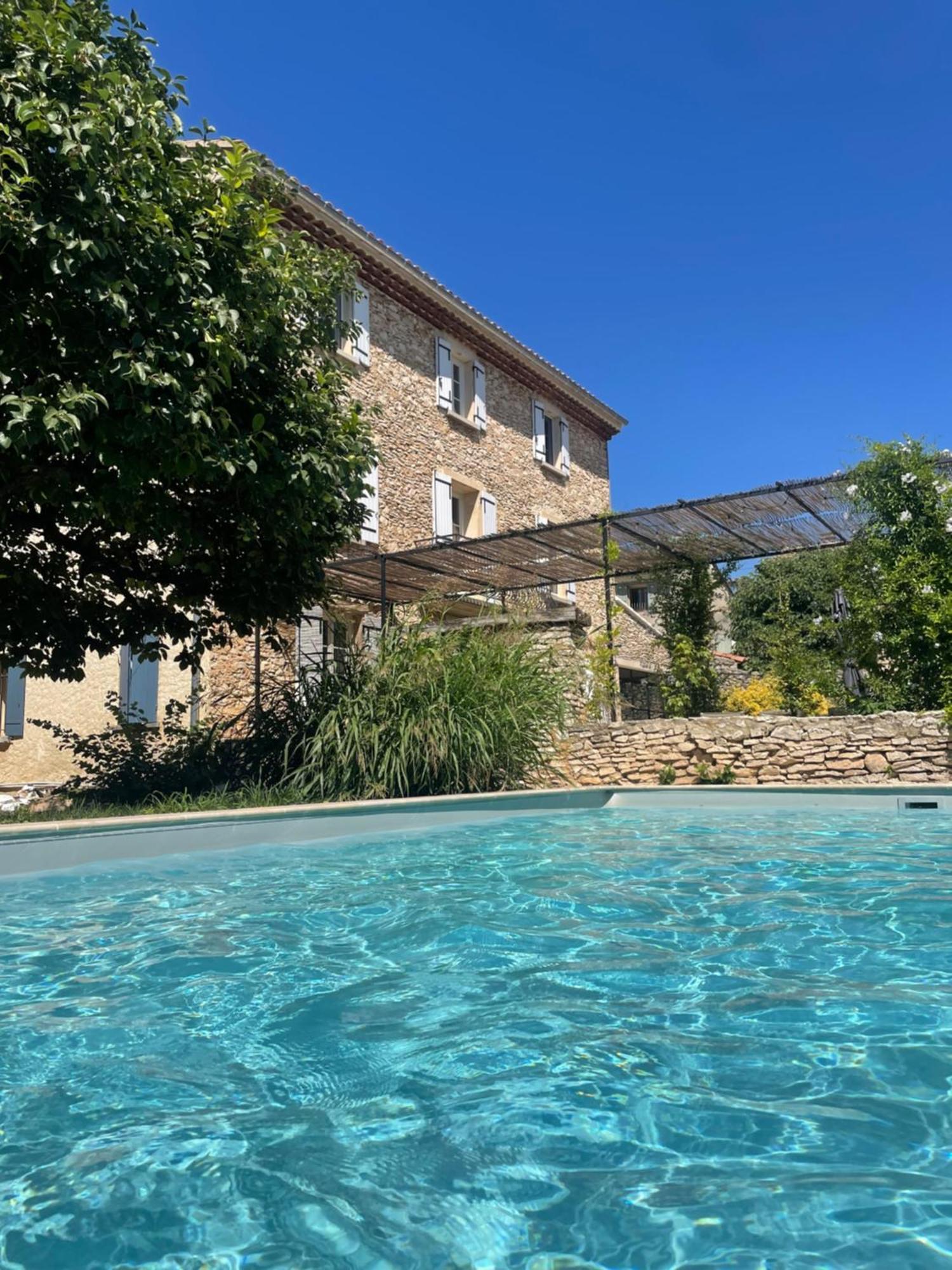 Provenzalisches Landhaus Les Martinets Am Fusse Des Mont Ventoux Villes-sur-Auzon Zewnętrze zdjęcie