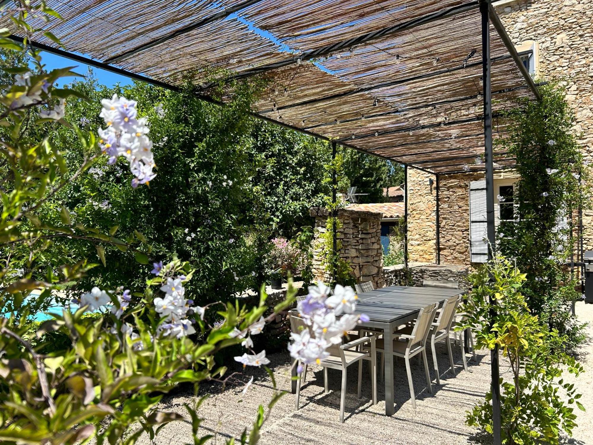 Provenzalisches Landhaus Les Martinets Am Fusse Des Mont Ventoux Villes-sur-Auzon Zewnętrze zdjęcie